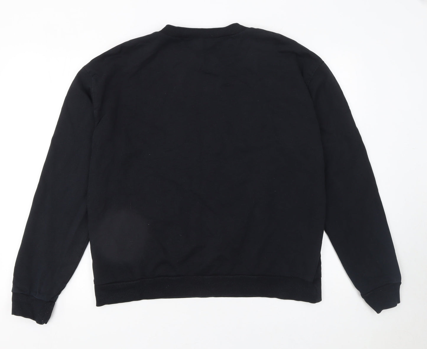 ASOS Women Black Size 16 Pullover Sweatshirt Long Sleeve