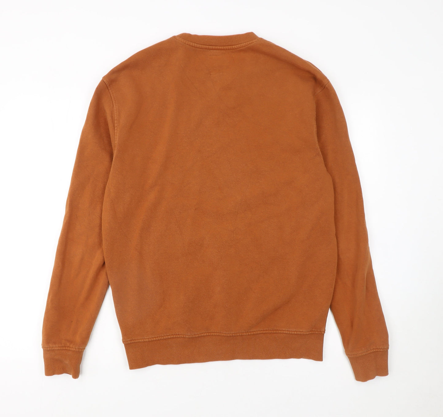 New Look Men’s Brown M Pullover Sweatshirt Regular Fit Fleece