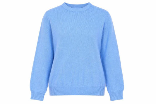 Berkertex Women Blue Acrylic Knit Pullover Jumper Size 14