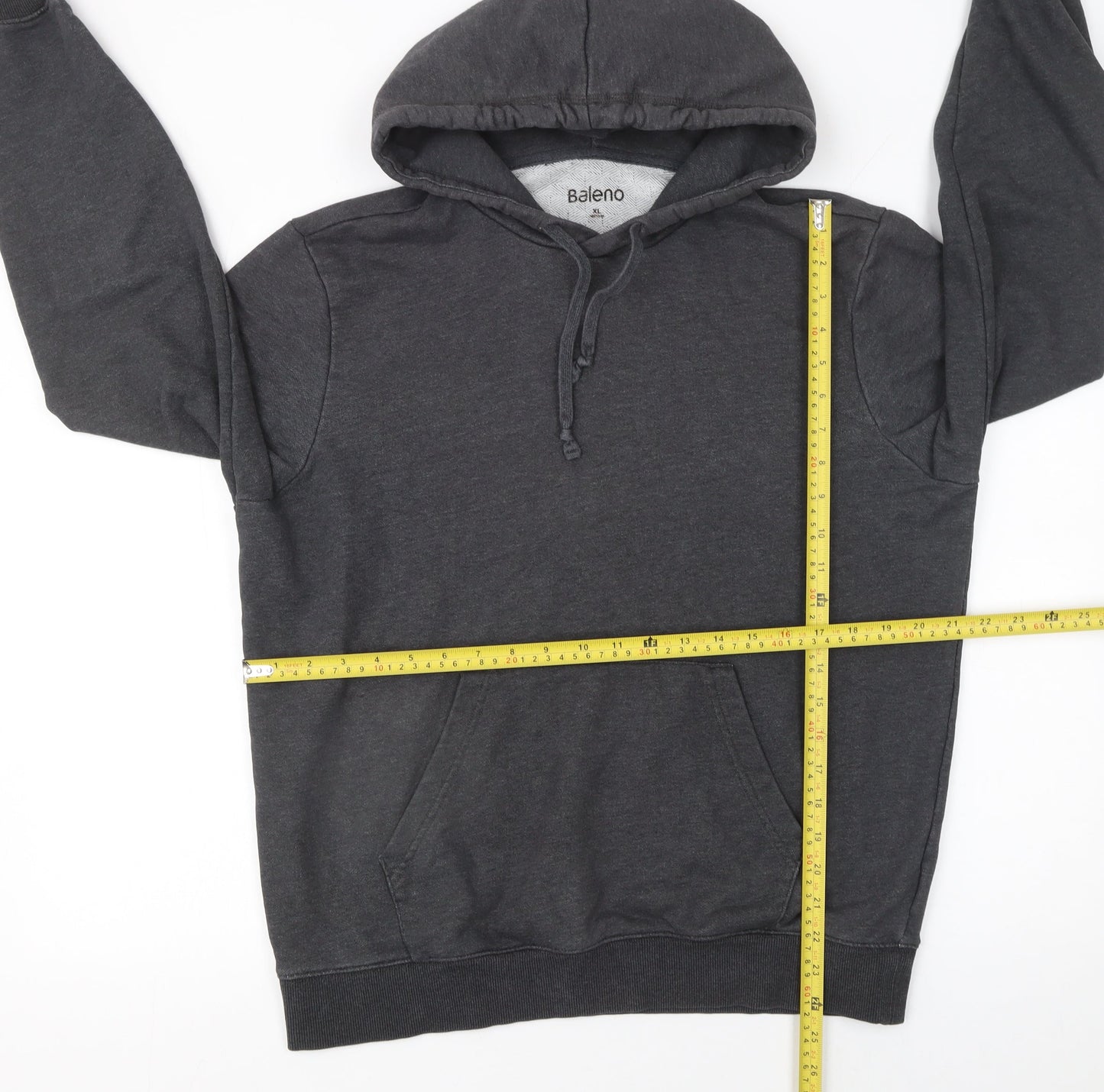 Baleno Women’s Dark Grey Pullover Hoodie XL Cotton Blend
