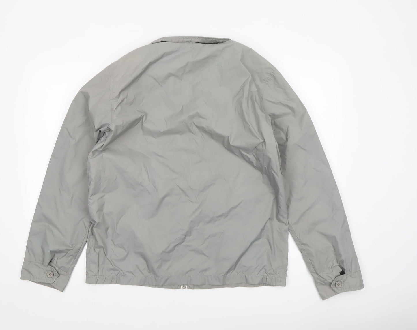 Red Herring Men's Grey Lightweight Windbreaker Jacket Size M
