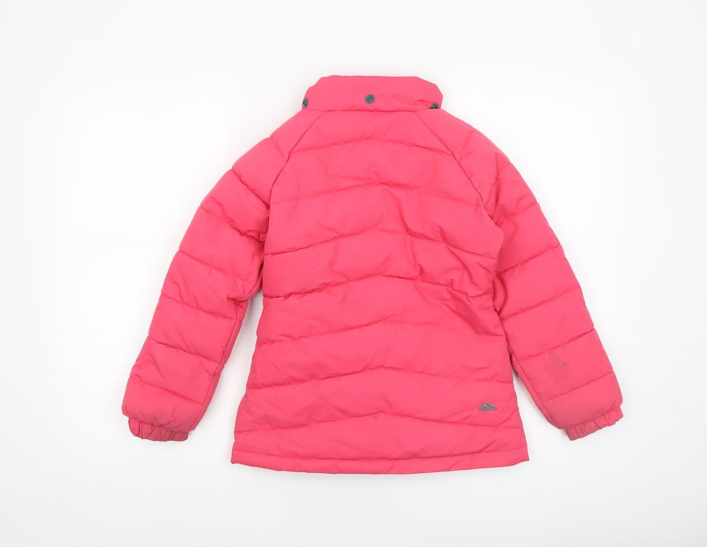 Trespass Girls Pink Waterproof Puffer Jacket 7-8 Years Winter Coat