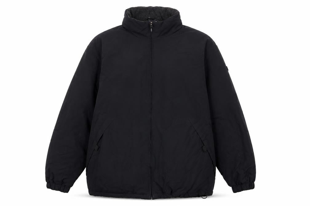 Cherokee Men Black 2XL Windbreaker Jacket Full Zip Nylon Lined