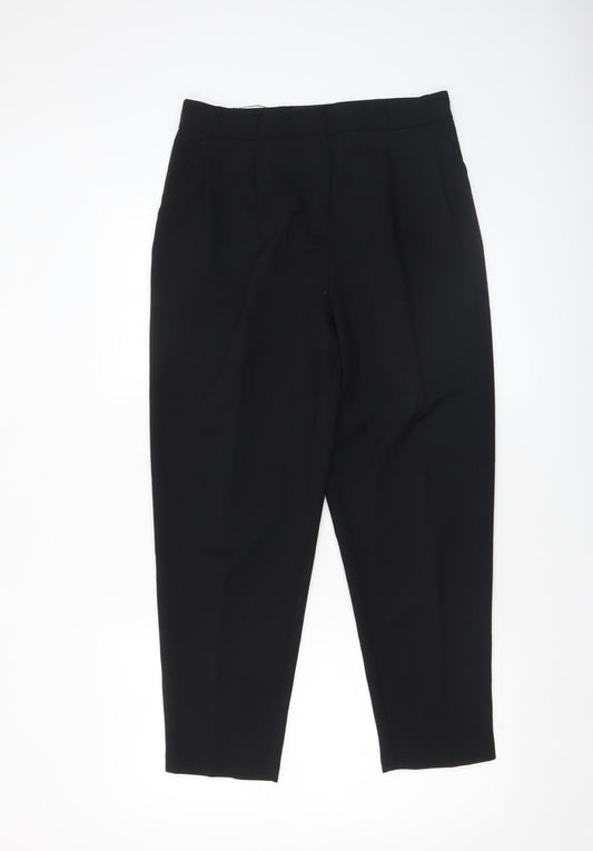 ASOS DESIGN Women’s Black Ankle Tapered Work Trousers UK 10