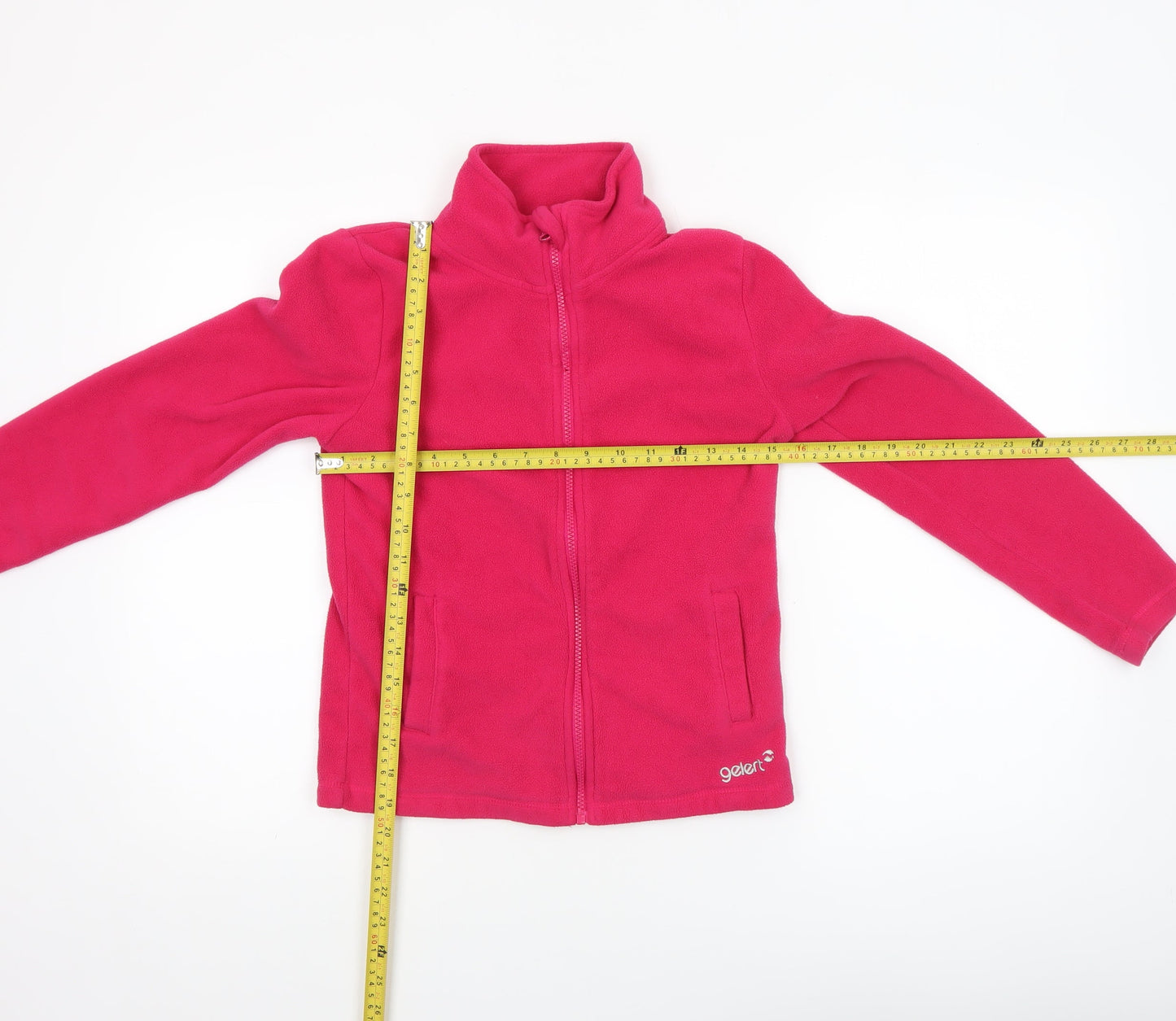 Gelert Girls Pink Fleece Full Zip Jacket 11-12 Years Outdoor Warm Top
