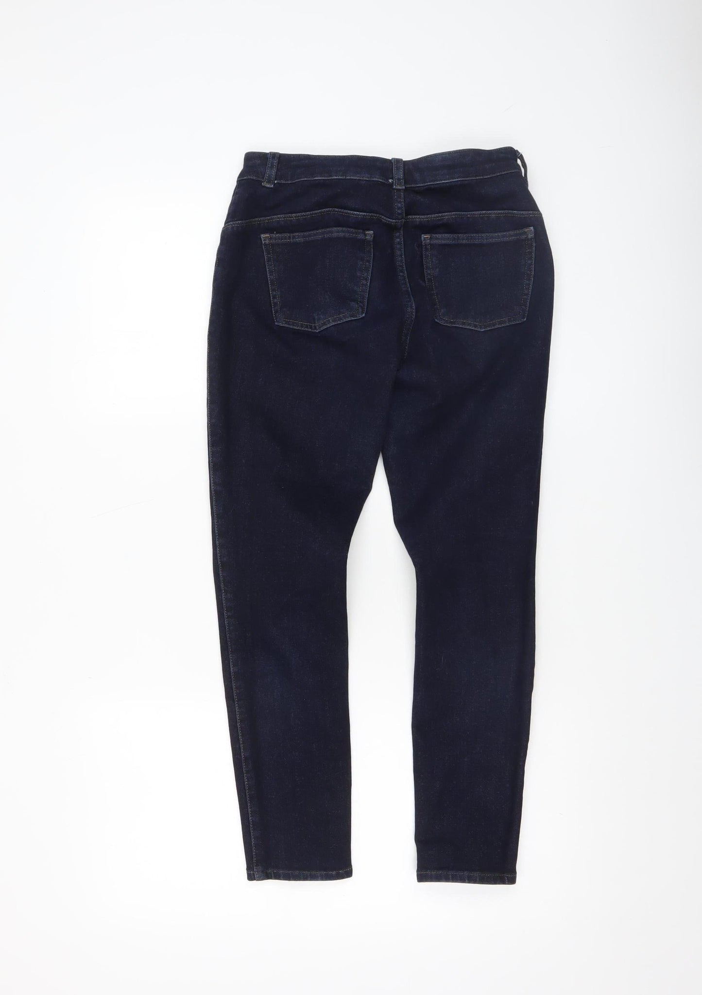 Next Women's Blue Skinny Jeans Size 10 Slim Fit Stretch Denim