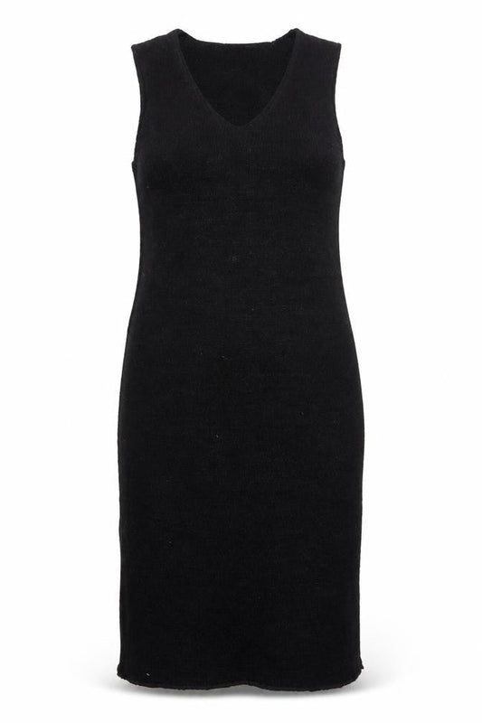 Threadbare Women’s Black Sleeveless Knit Midi Bodycon Dress Size 14