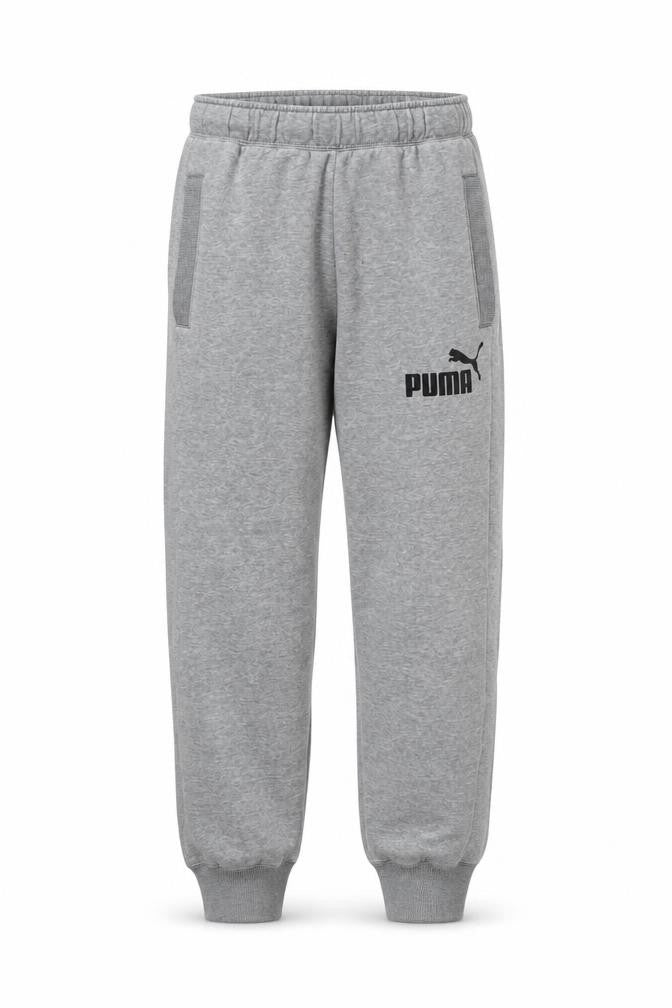 Puma Men's Grey Small Jogger Sweatpants Cotton Blend
