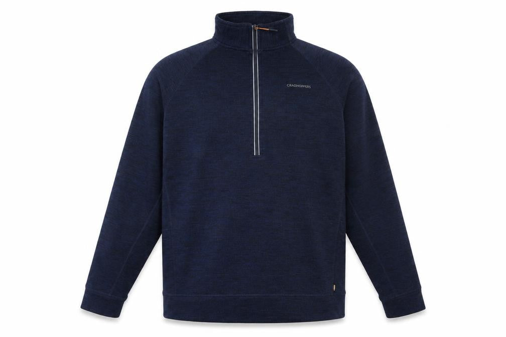 Craghoppers Men's Blue XL Fleece 1/2 Zip Pullover Sweatshirt