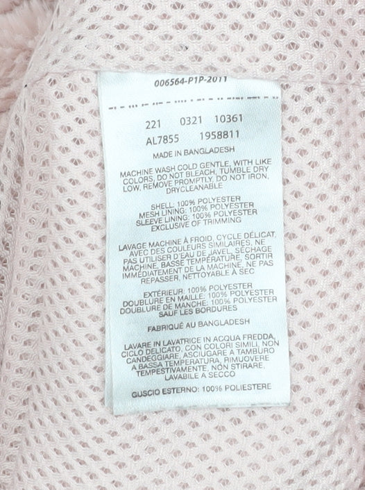 Columbia Women Pink Fleece Pullover Hoodie L Soft Warm Plush Top