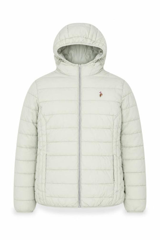 U.S. Polo Assn. Women's Green Size 14 Hooded Puffer Jacket