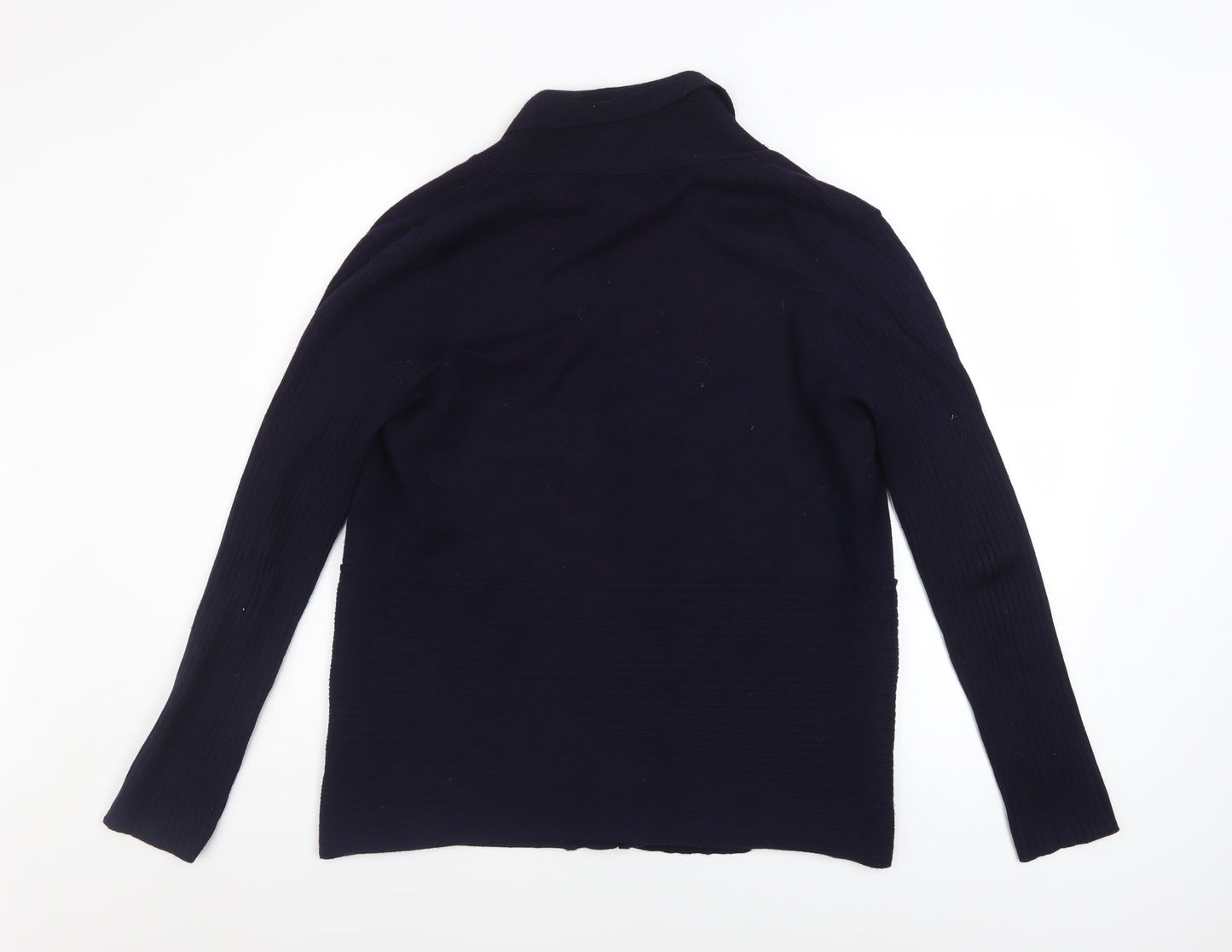 89th & Madison Women's Blue Knit Cardigan Size M Long Sleeve Open Front