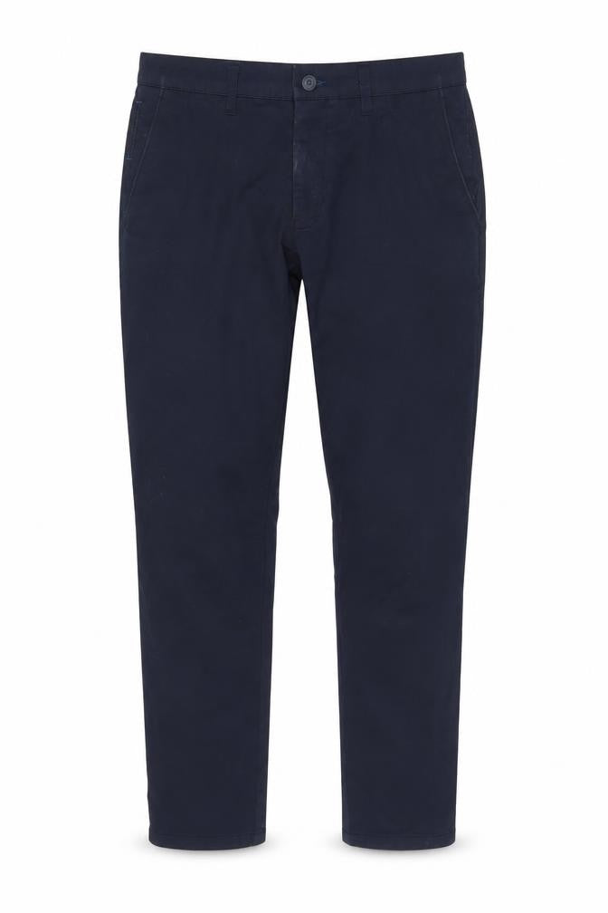 Remus Uomo Men's Navy Blue Slim Fit Chino Trousers 34S