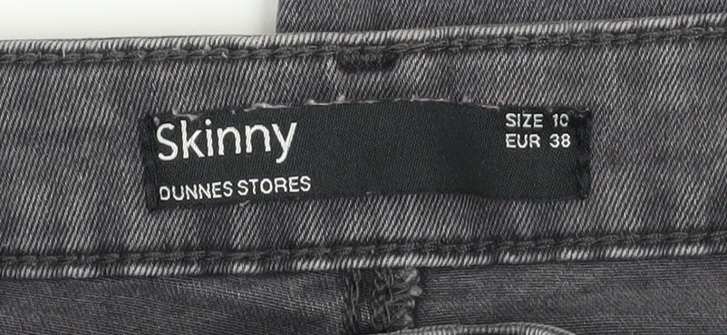 Dunnes Stores Women’s Grey Skinny Jeans Size 10 Regular Fit
