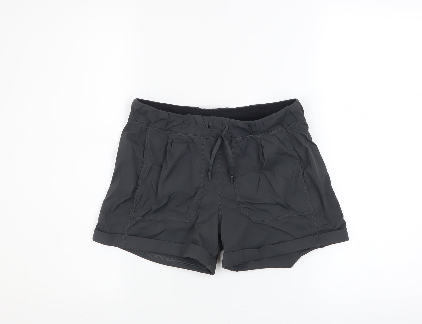Ivivva by Lululemon Womens Black Size 12 Biker Activewear Shorts
