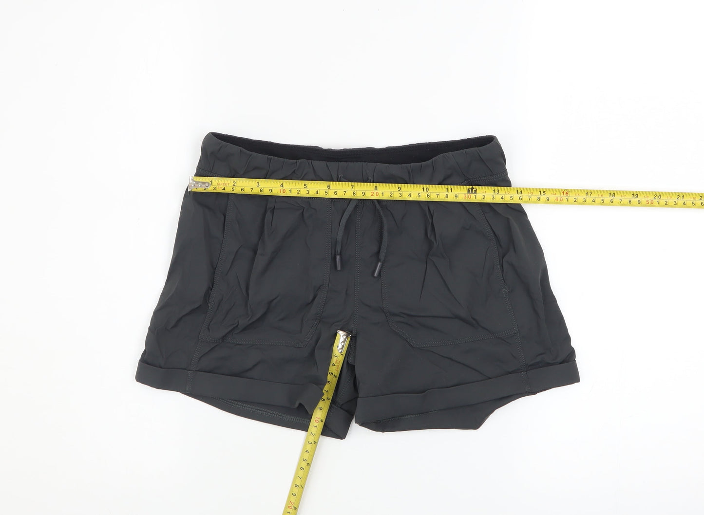 Ivivva by Lululemon Womens Black Size 12 Biker Activewear Shorts