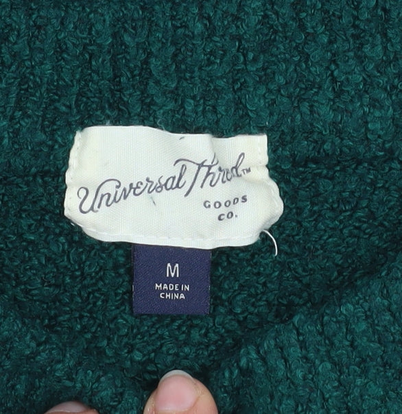 Universal Thread Women's Green Knit Pullover Jumper Size M