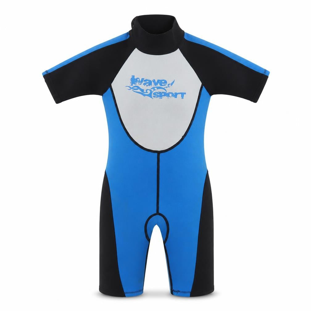 St. Bernard Boys Blue Short Sleeve Wetsuit 6 Years Sports Beachwear