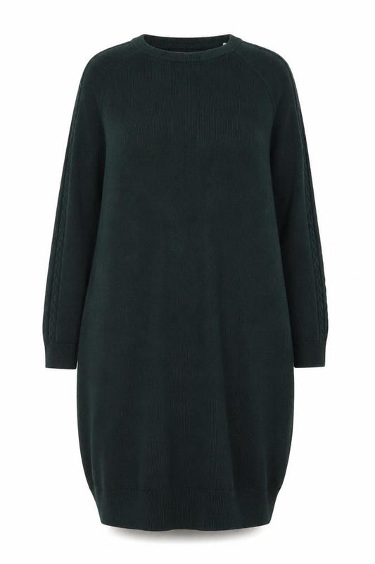 Jack Wills Women Green Size 12 Knit Jumper Dress 3/4 Sleeve