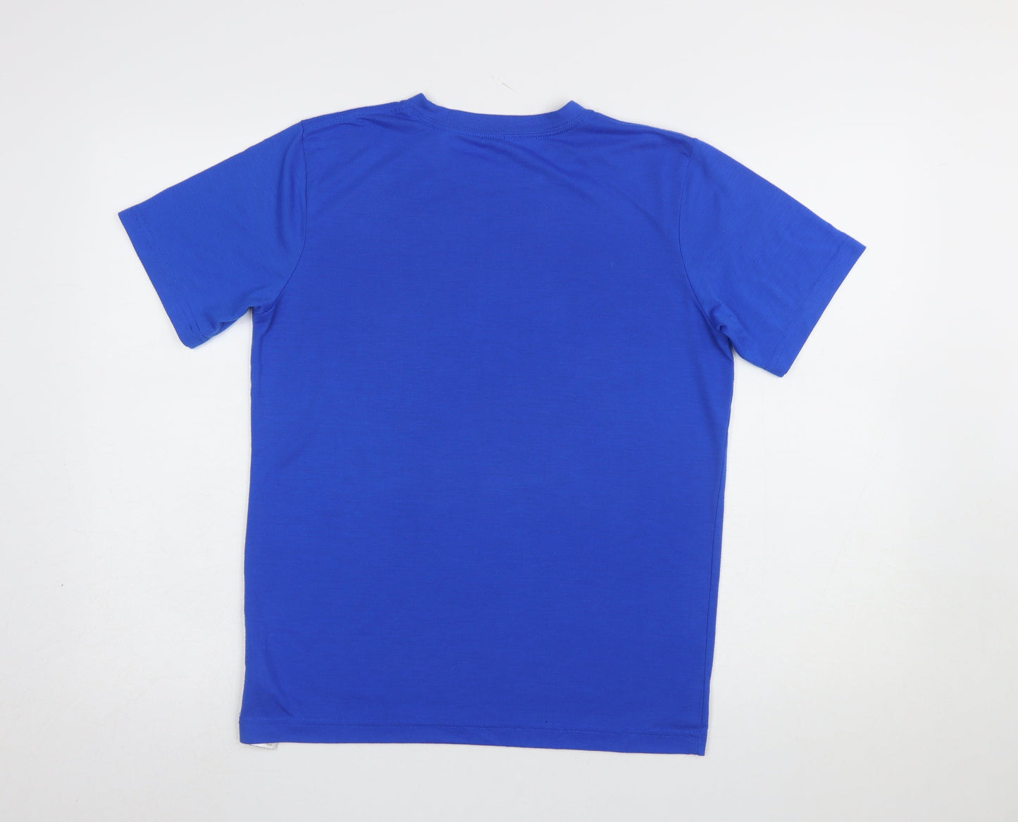Converse Boys Blue XL 13-14 Years Graphic Logo Short Sleeve T-Shirt
