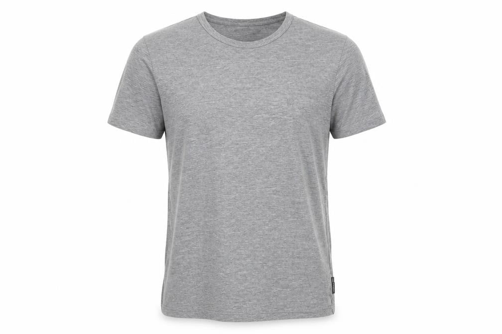 French Connection Men's Grey Slim Fit Crew Neck Short Sleeve T-Shirt S