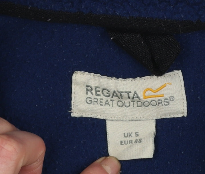 Regatta Men's Blue Fleece 1/4 Zip Pullover Sweatshirt L