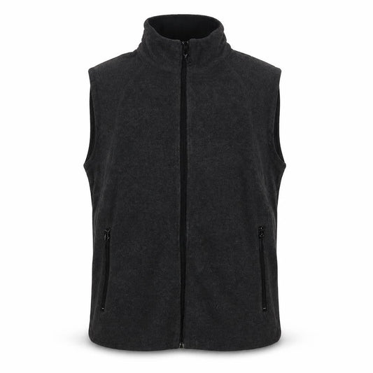 Columbia Women's Grey Fleece Zip-Up Waistcoat Bodywarmer Size L
