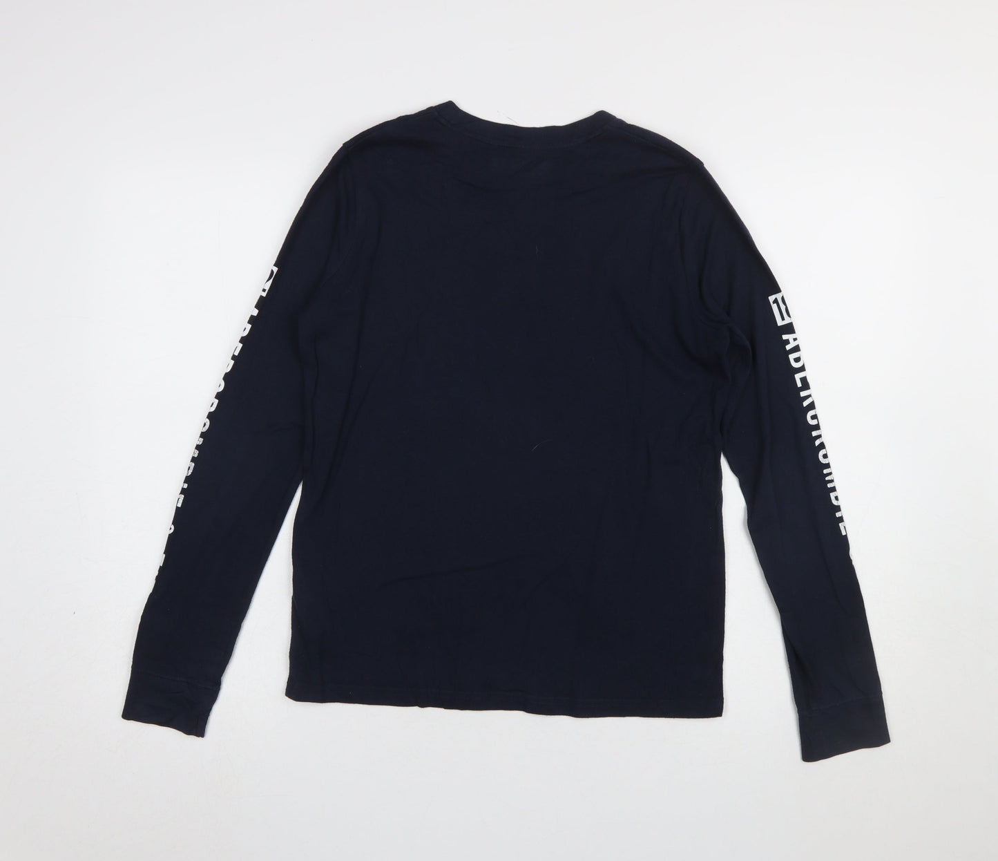 Abercrombie Kids Boys Blue Long Sleeve Graphic T-Shirt 13-14 Years
