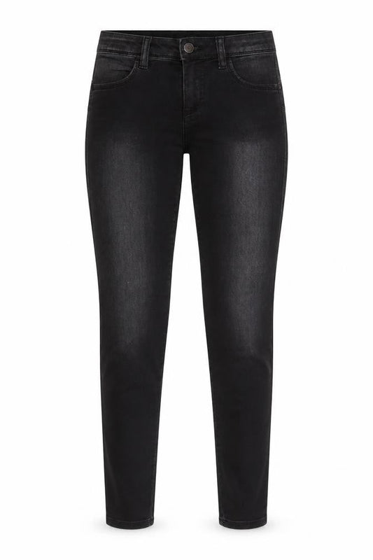 Benetton Women's Black Skinny Denim Jeans Size 25 Slim Fit
