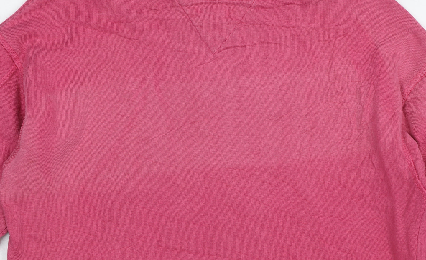 Tommy Hilfiger Girls Pink Logo Pullover Hoodie Size 164 (UK 12)
