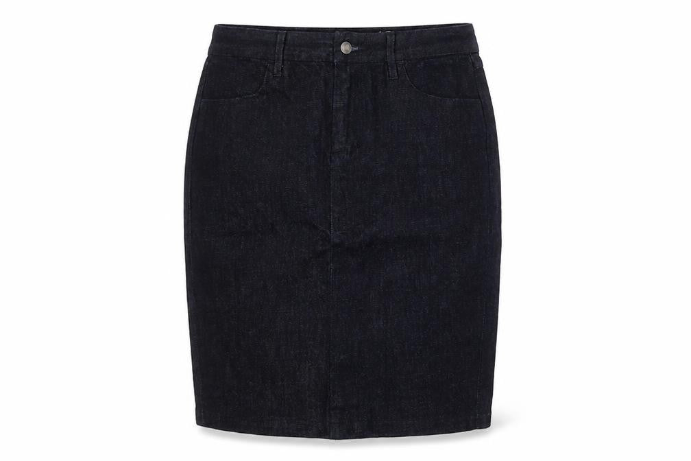 Gap Womens Blue Denim Pencil Skirt Size 10 Stretch Casual