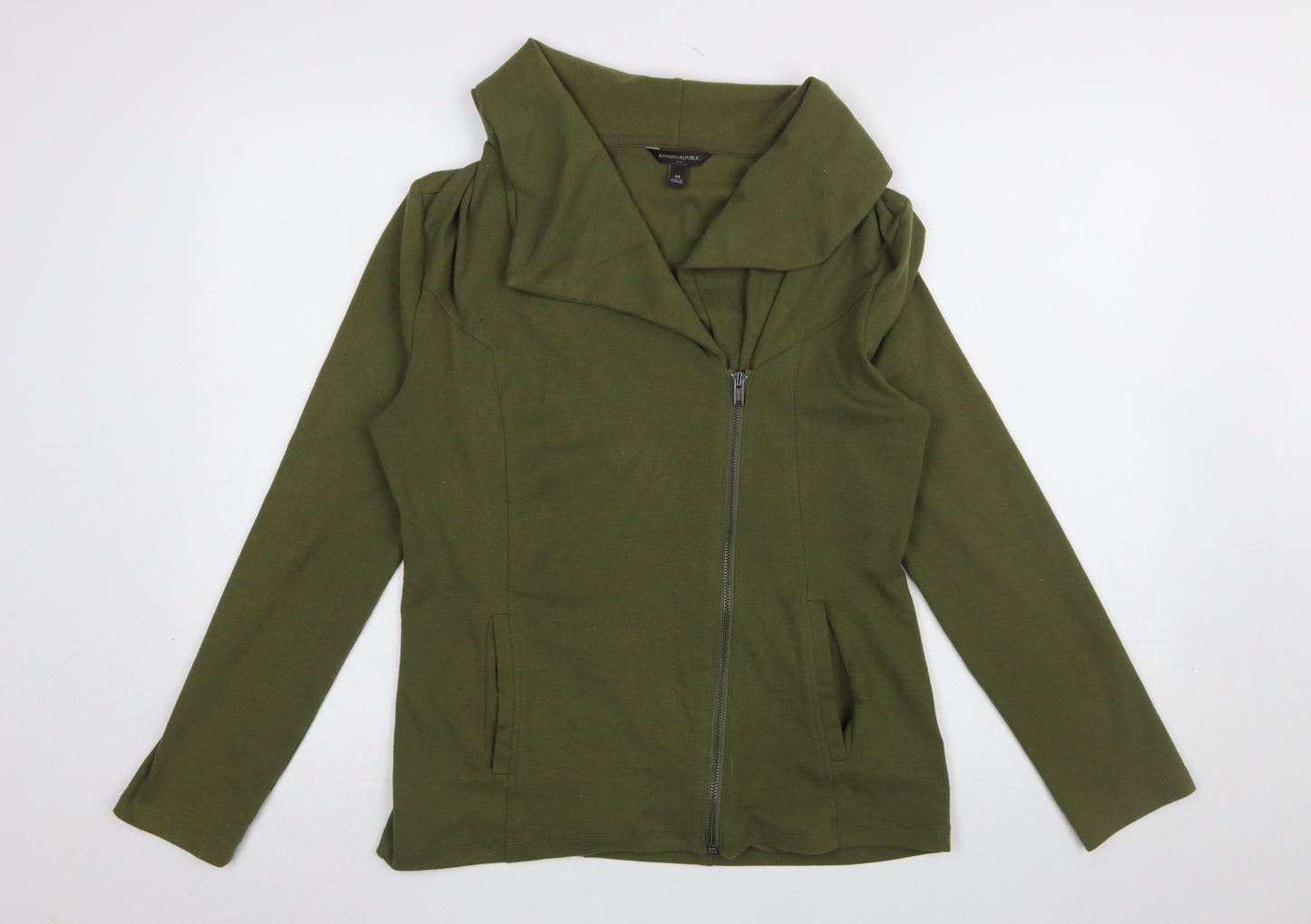 Banana Republic Women’s Green Full Zip Sweatshirt Jacket M