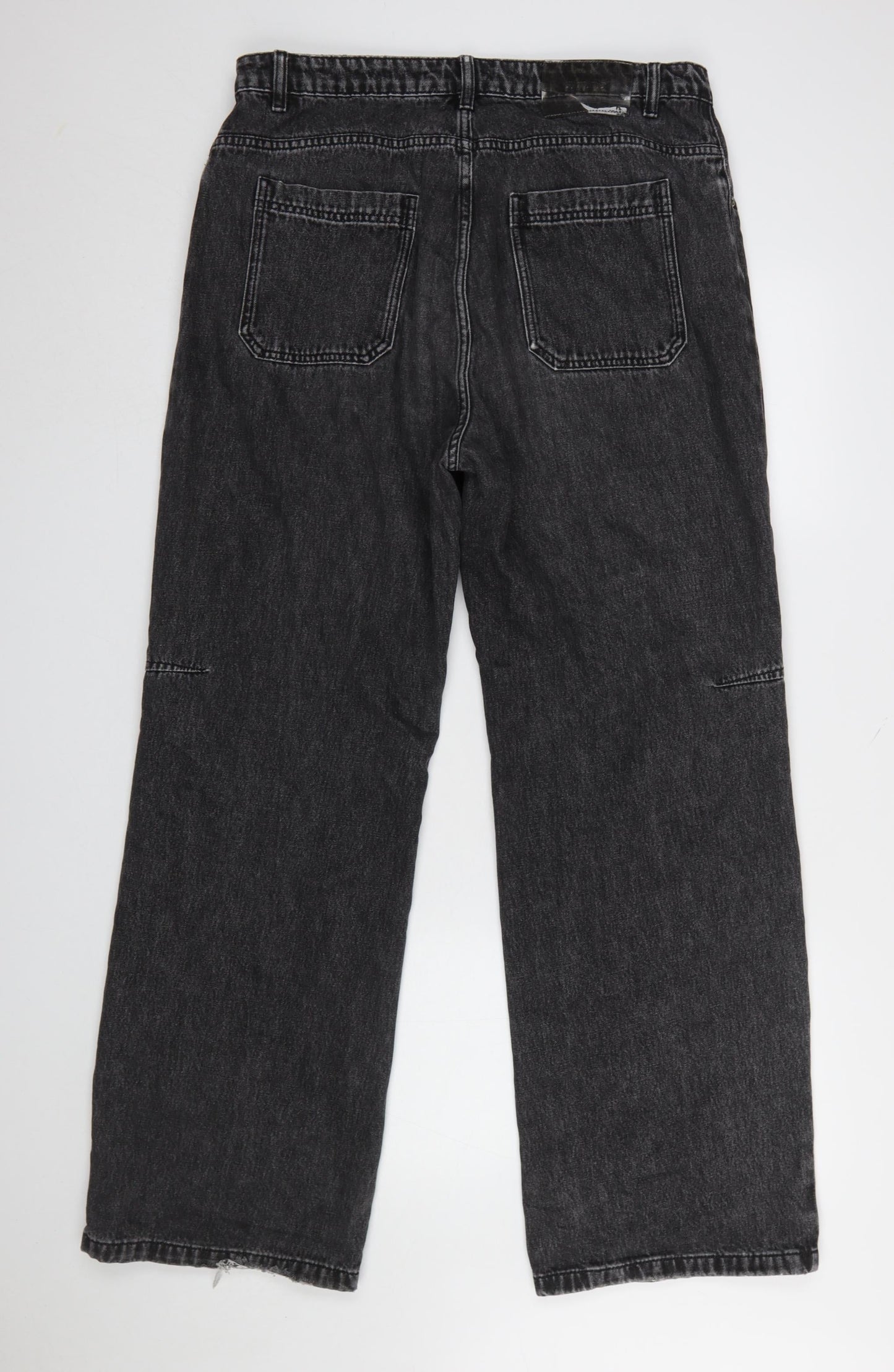 PSO Brand Women’s Black Straight Leg Jeans XL Cotton Blend Denim