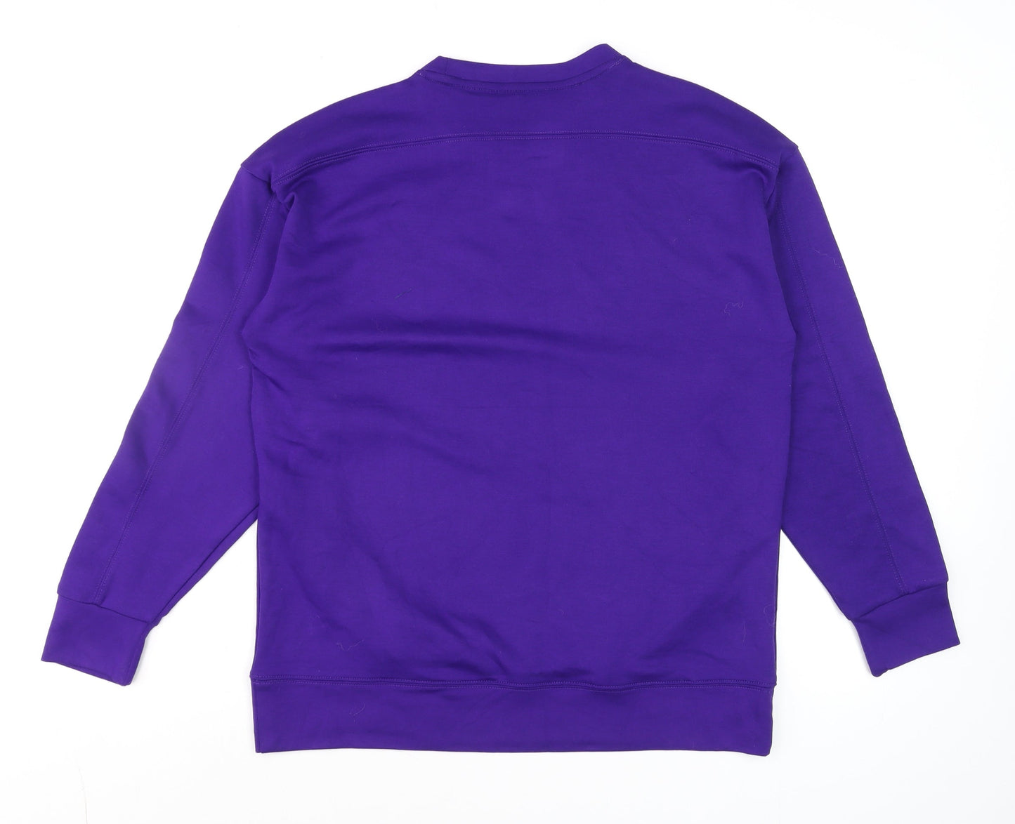 Dunnes Stores Men's Purple Crew Neck Pullover Sweatshirt Size S
