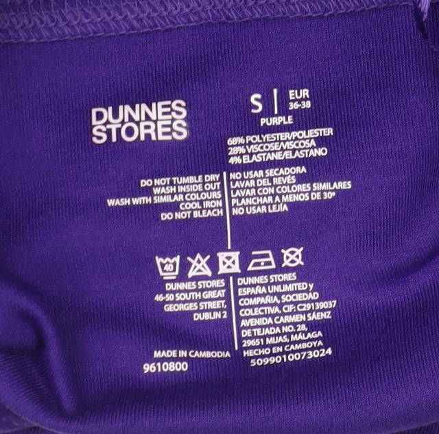 Dunnes Stores Men's Purple Crew Neck Pullover Sweatshirt Size S