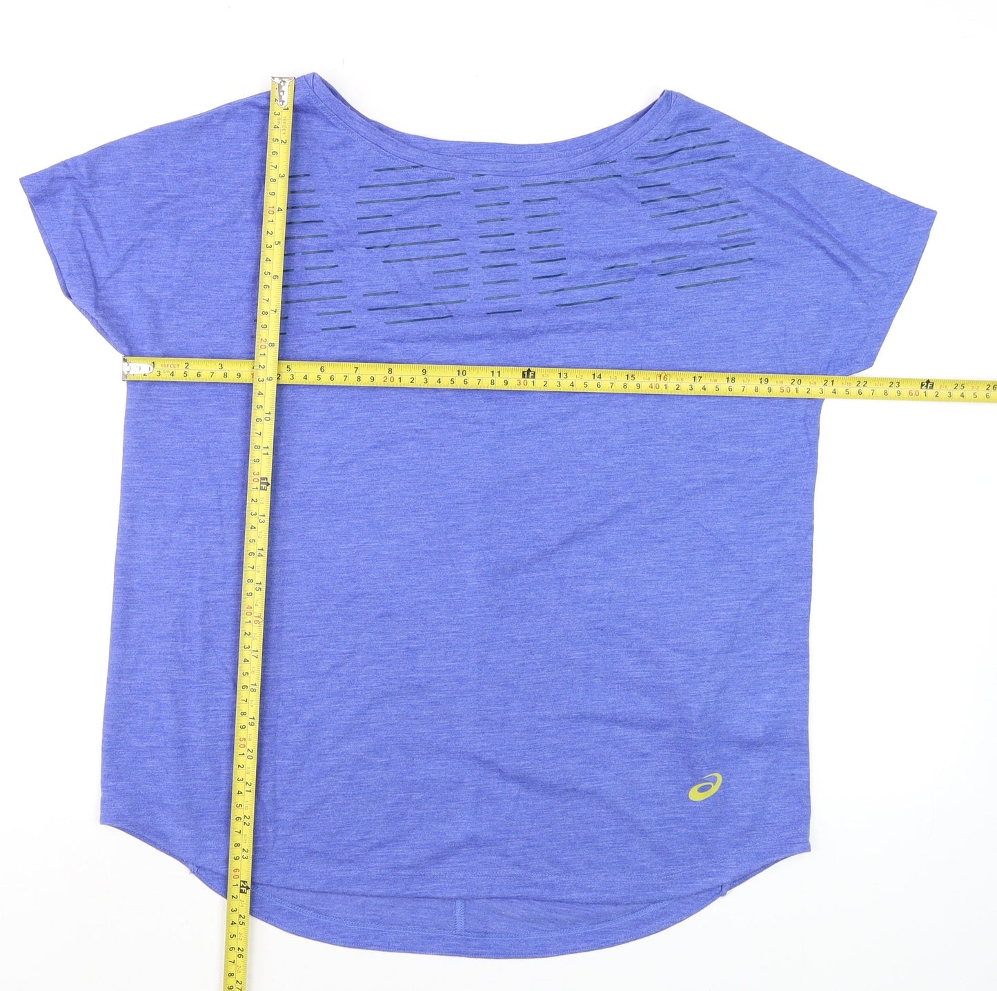 ASICS Men Blue MotionDry Sports T-Shirt Size M Lightweight Activewear