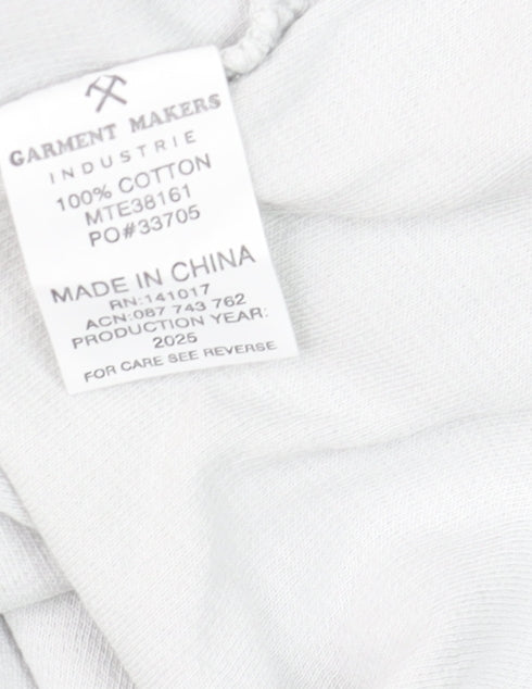 Industrie Men’s White Cotton Crew Neck T-Shirt Size L