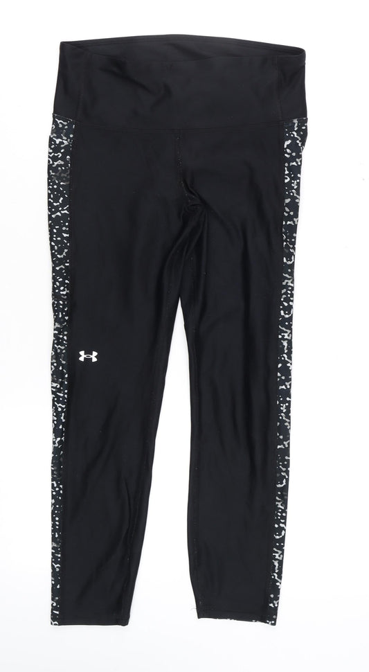 Under Armour Womens Black Medium Leggings Compression Trousers