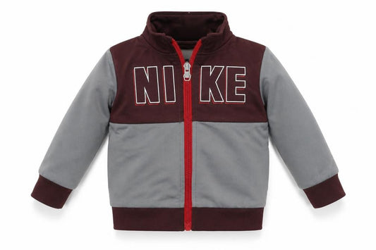 Nike Unisex Baby Grey Track Jacket 18 Months Colourblock Zip-Up