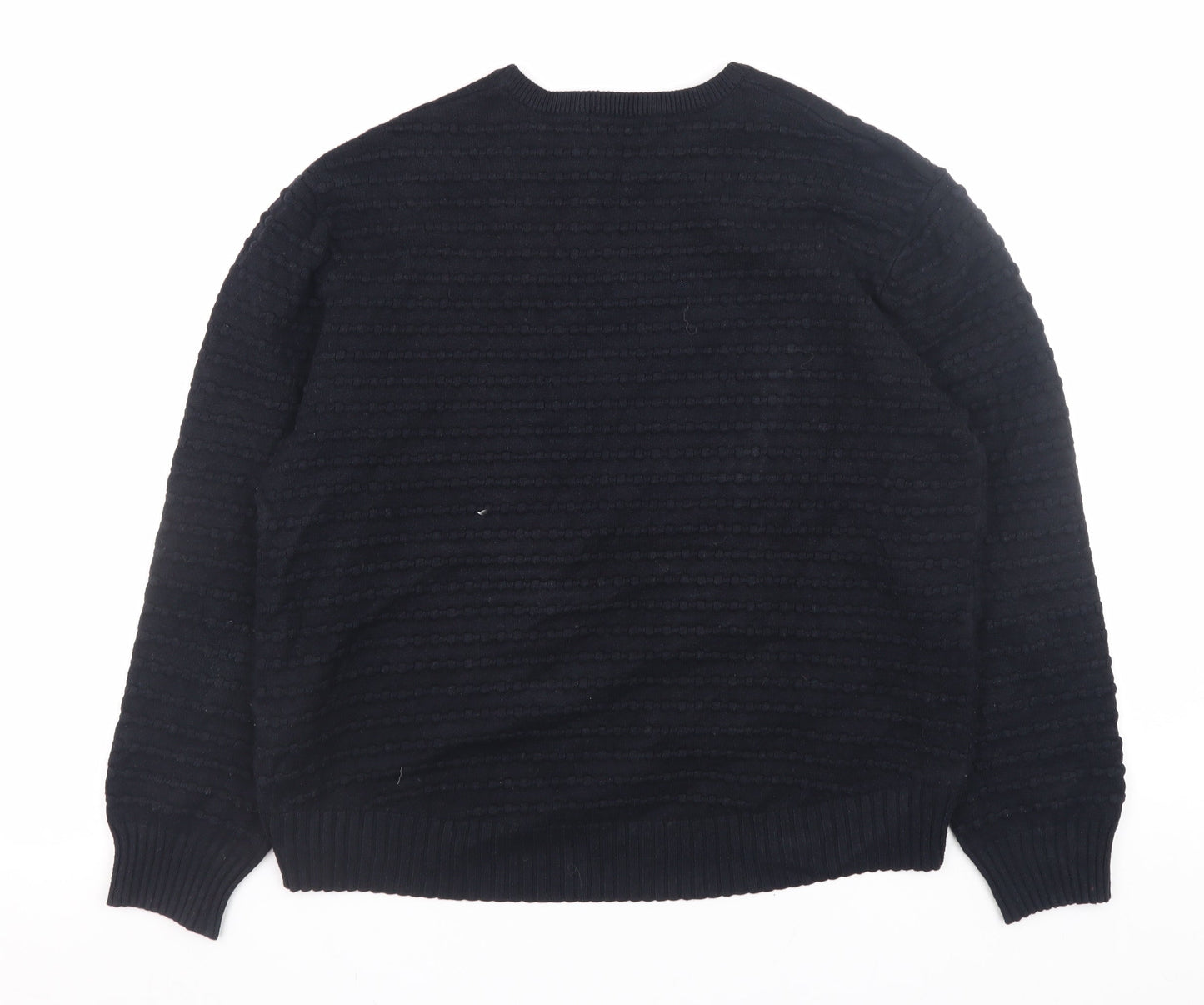Albaray Women's Black Crew Neck Knit Jumper Size 10