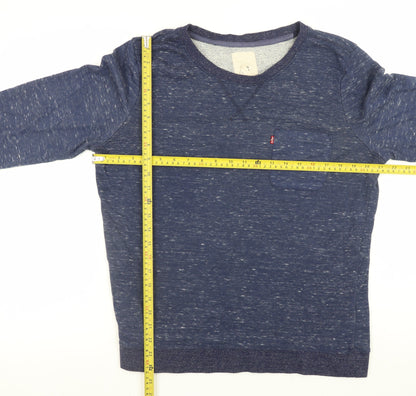 Levi's Men's Blue Crew Neck Sweatshirt XL Long Sleeve Pullover