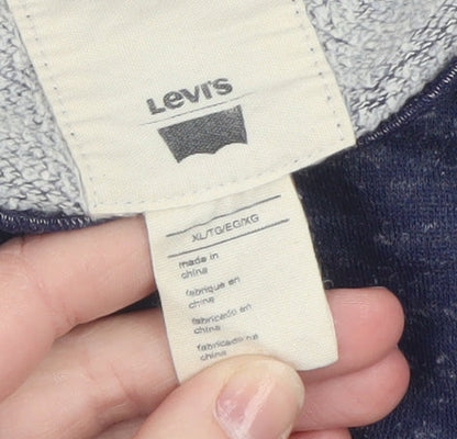 Levi's Men's Blue Crew Neck Sweatshirt XL Long Sleeve Pullover