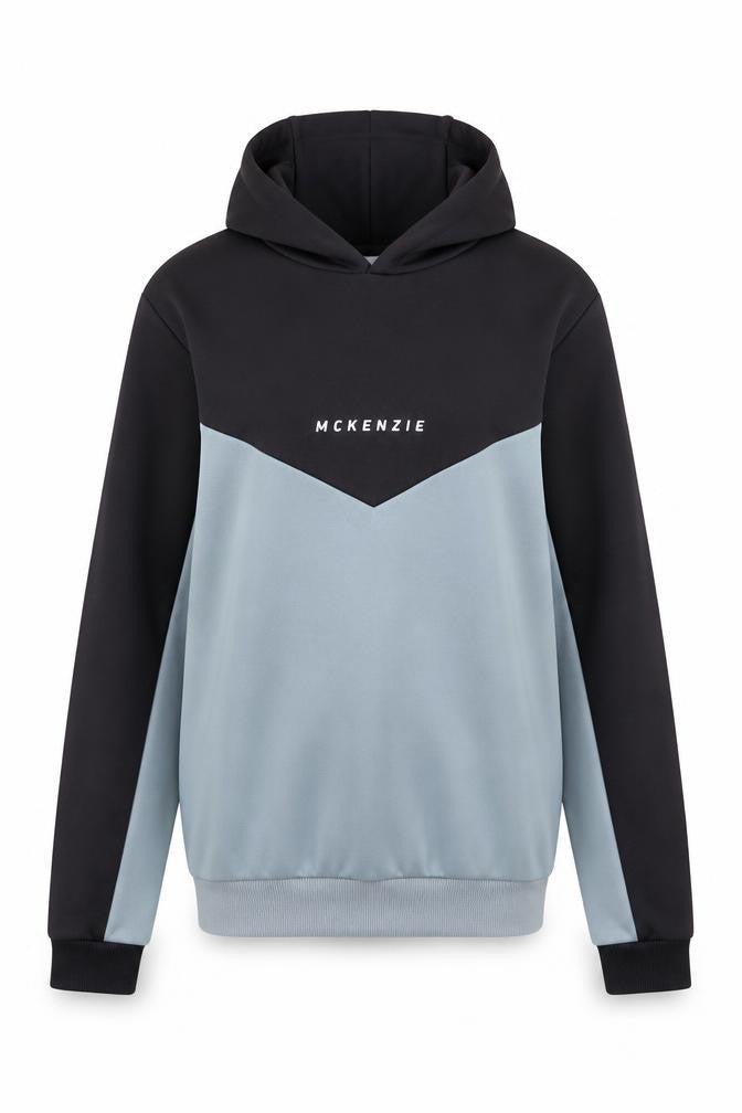 McKenzie Teens Black Pullover Hoodie Jumper Size L Cotton Blend