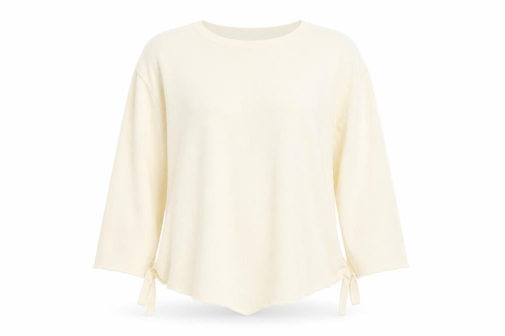 Masai Women Ivory Merino Wool Relaxed Fit Pullover Jumper Size S