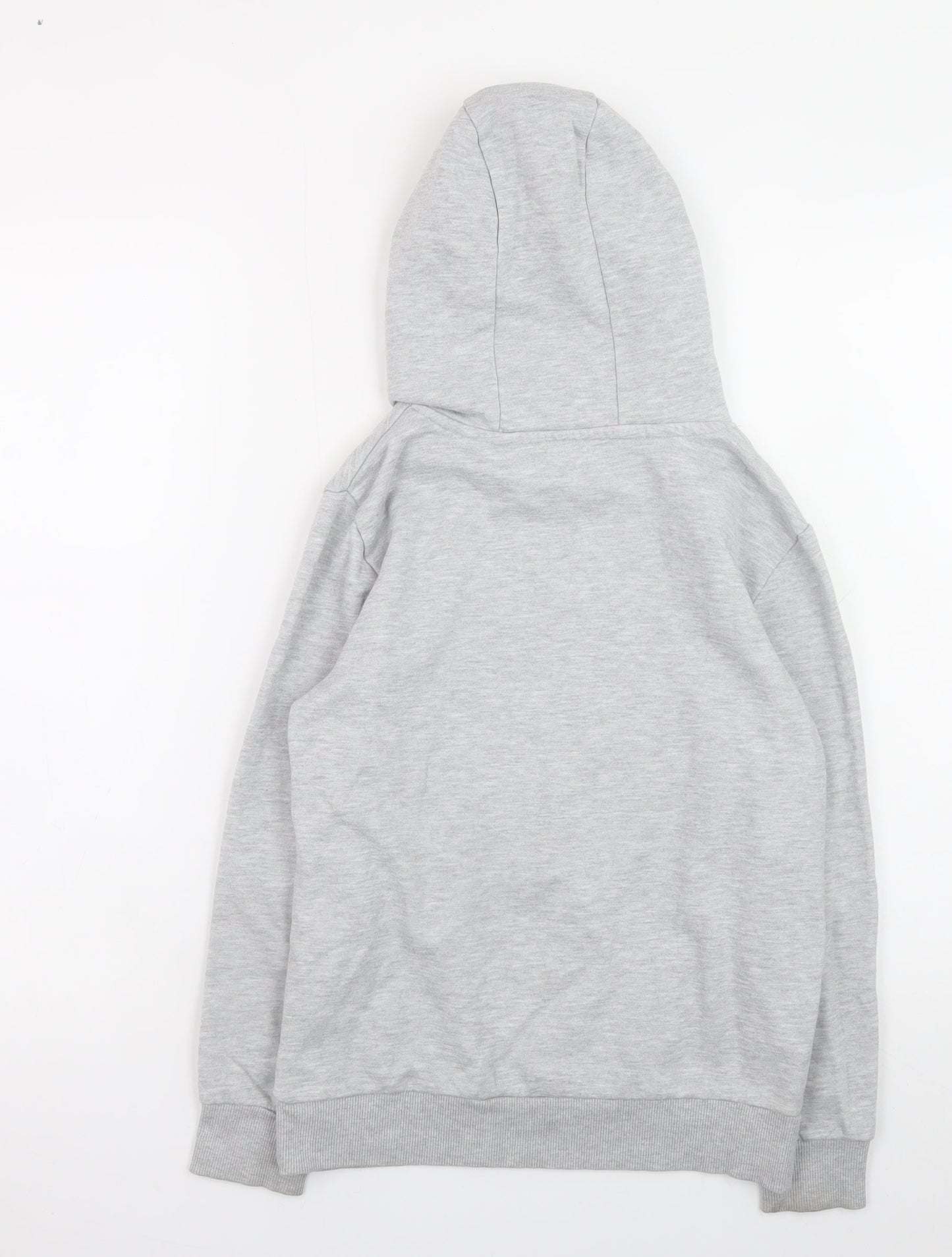 Dunnes Stores Boys Grey FEARLESS Graphic Pullover Hoodie 10-11 Years