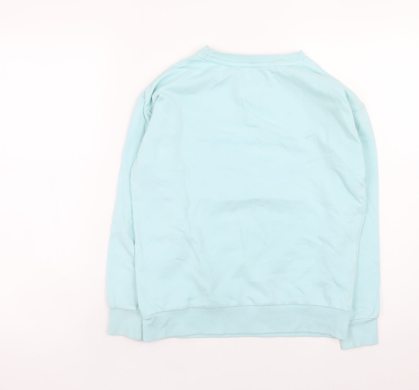 Disney Stitch Girls Blue Christmas Pullover Sweatshirt 10-11 Years Primark