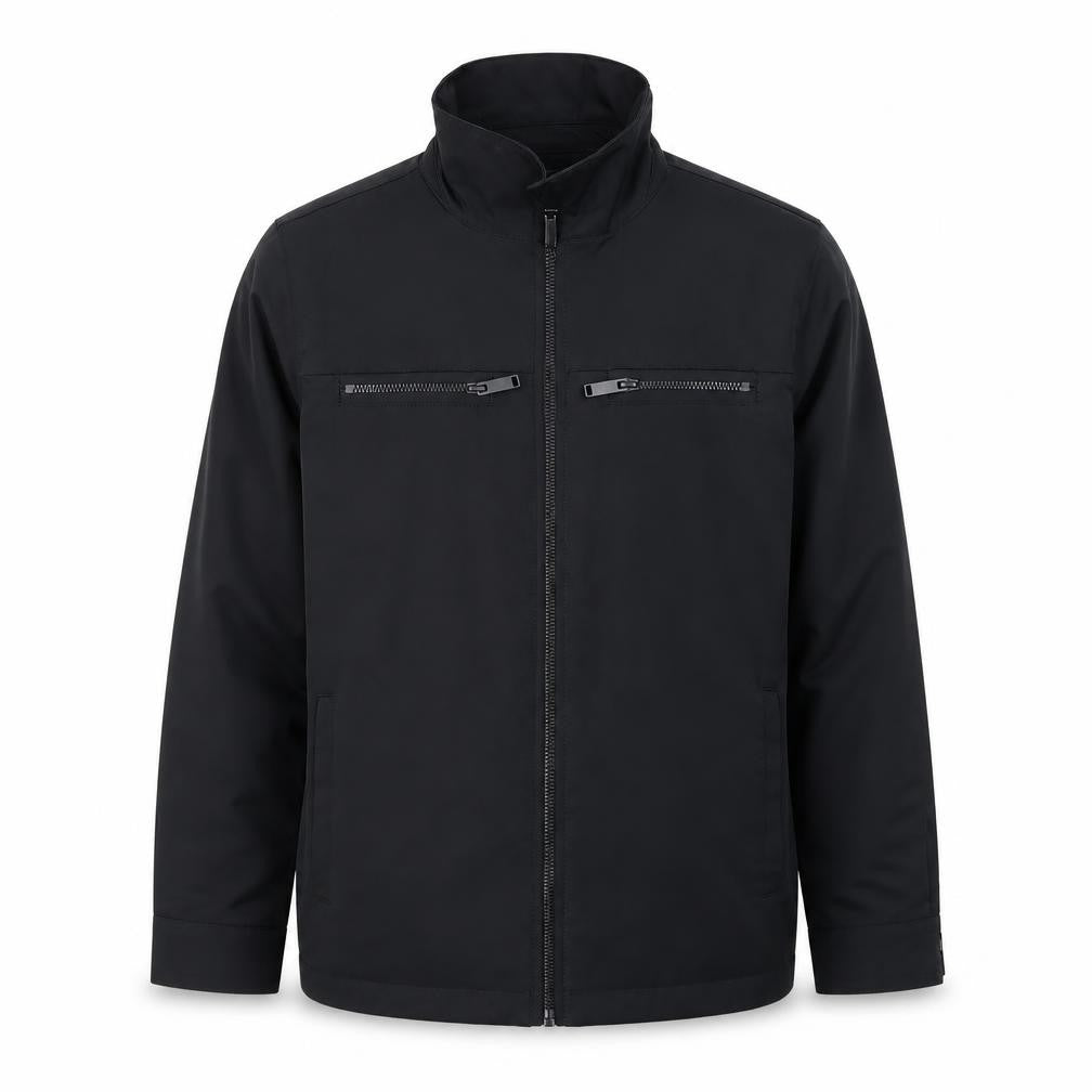 River Island Boys Black Windbreaker Jacket 9-10 Years Lined Full Zip Casual