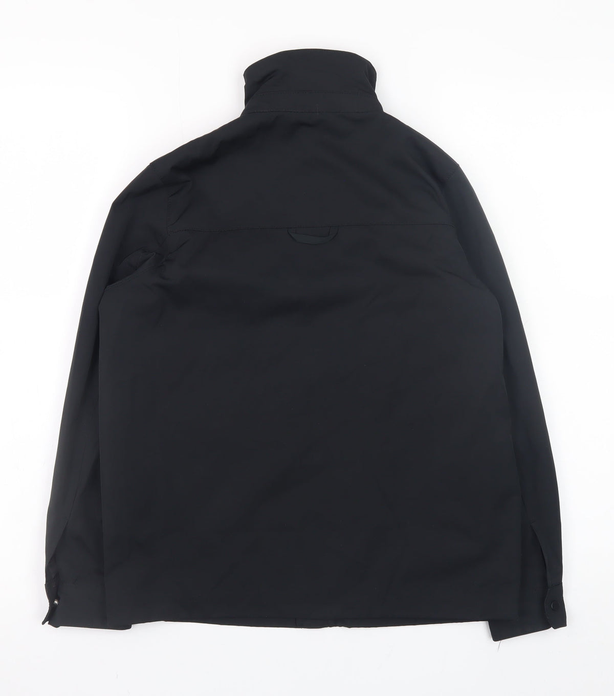 River Island Boys Black Windbreaker Jacket 9-10 Years Lined Full Zip Casual