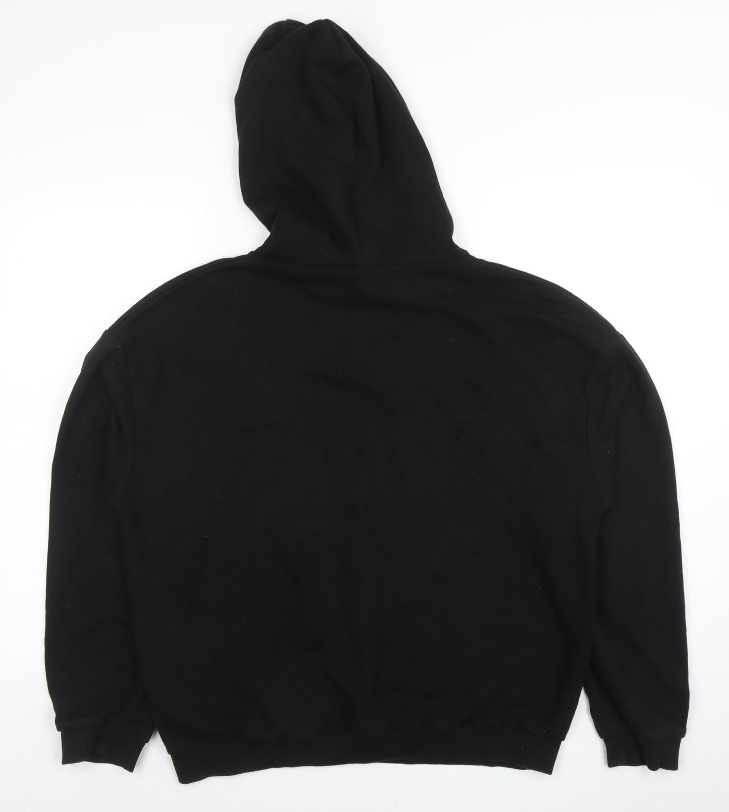 Nasty Gal Women’s Black Size 14 Pullover Hoodie Cotton Blend