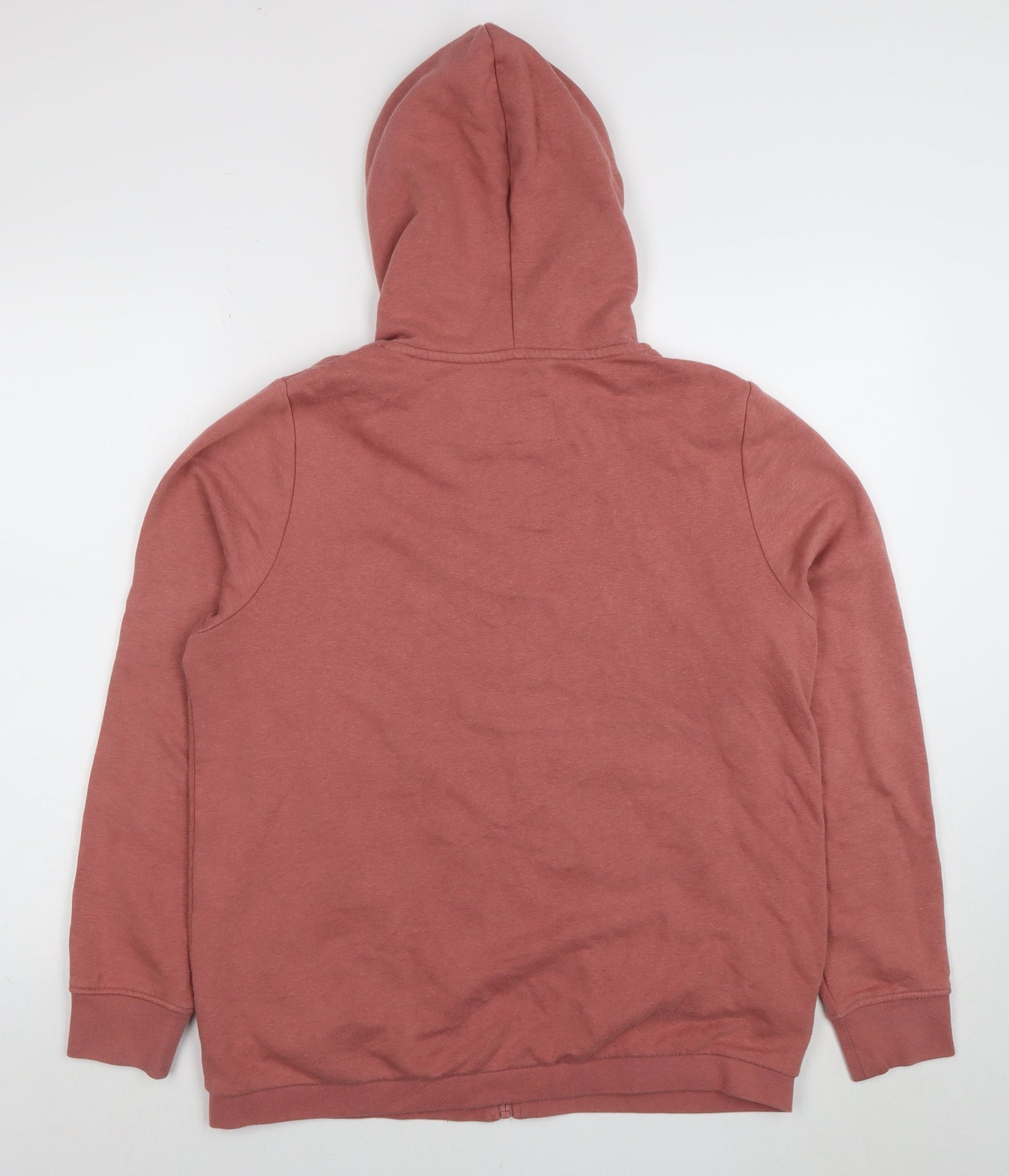 Signal Women’s Pink Full Zip Hoodie Sweatshirt Size M Cotton Blend